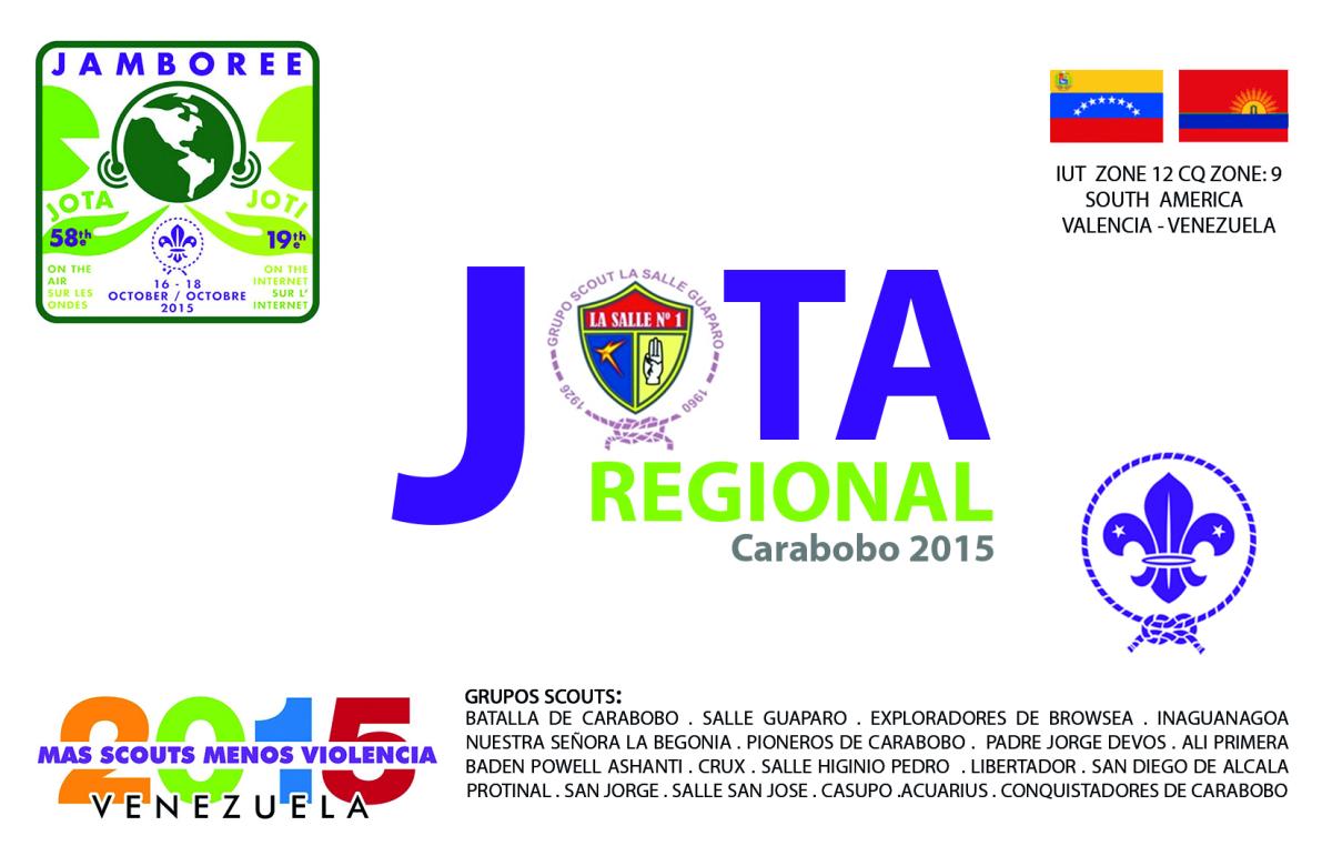 JOTA REGIONAL CARABOBO 2015 , VALENCIA VENEZUELA  ( YV YY )