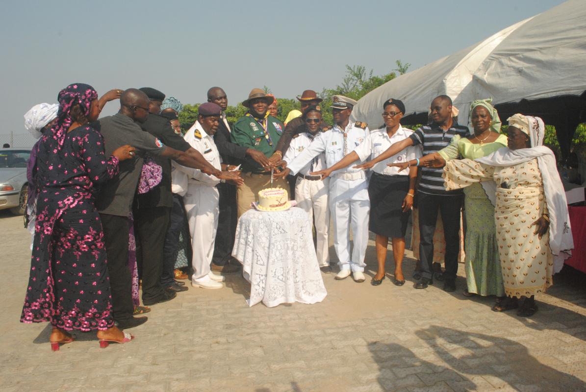 VISITING THE SEA SCOUTING HARBOUR AS PART OF CELEBRATING THE FOUNDER'S DAY