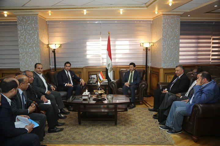 وزير الشباب والرياضة المصري يستقبل أمين المنظمة الكشفية العالمية بالقاهرة
