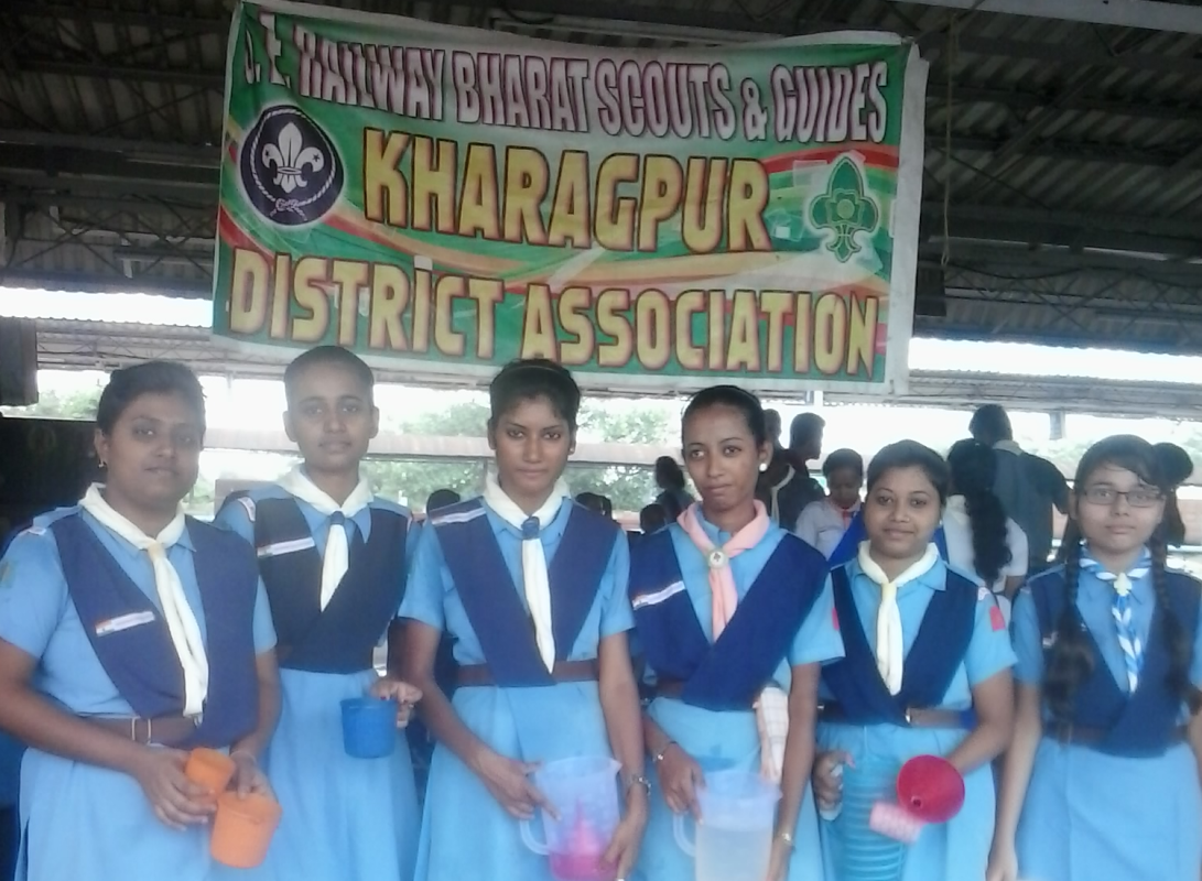 Water Service at Kharagpur Railway Station by Kharagpur District Association of South Eastern Railway State of The Bharat Scouts & Guides