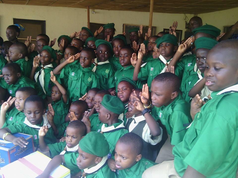 CUB SCOUTS OF THE SCOUT ASSOCIATION OF NIGERIA - FCT ABUJA SCOUT COUNCIL TOOK MESSENGERS OF PEACE CAMPAIGN TO CITY OF REFUGE ORPHANAGE IN ABUJA
