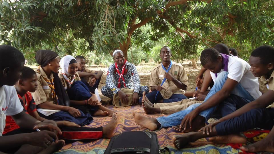 sortie spirituel des scouts du groupe seyni kountché du Niger