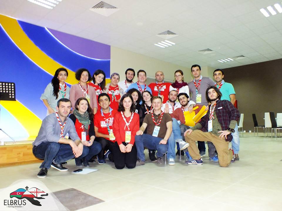 Azerbaijani - Georgian - Polish scouts held on a training
