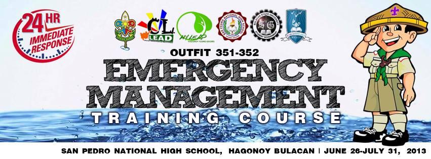Emergency Management Training Course 2013