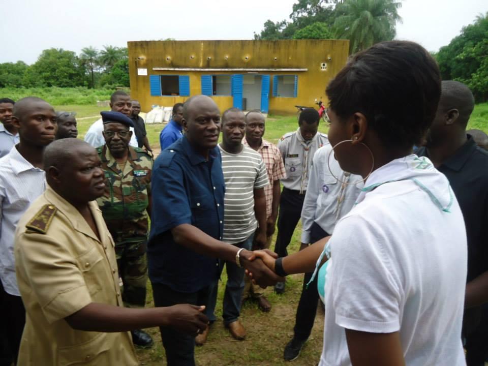 rojet de construction d'une digue-pont  en Casamance