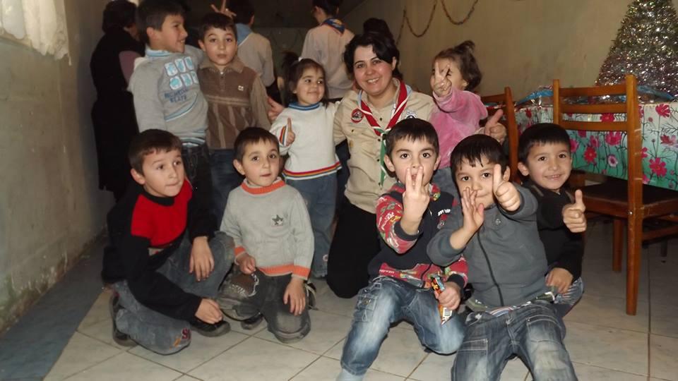 Shaki Scouts visited Shaki Mixed Type orphanages in Shaki.