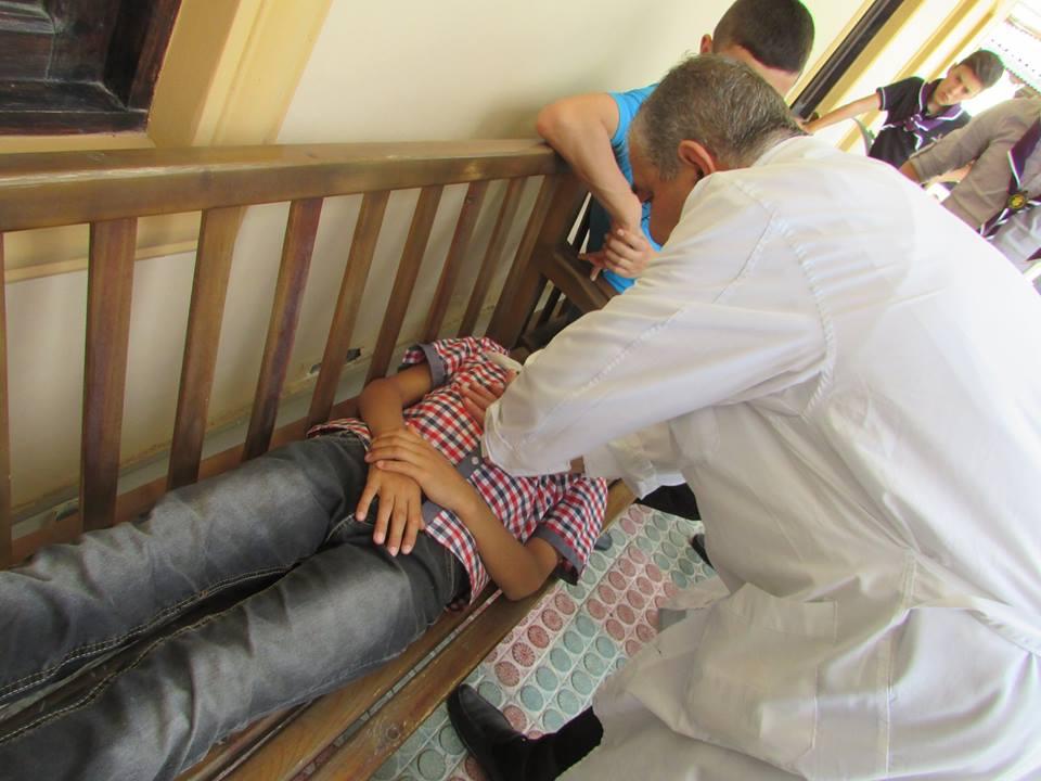  Shaki Scout Group at the Emergency Medical Aid Station.