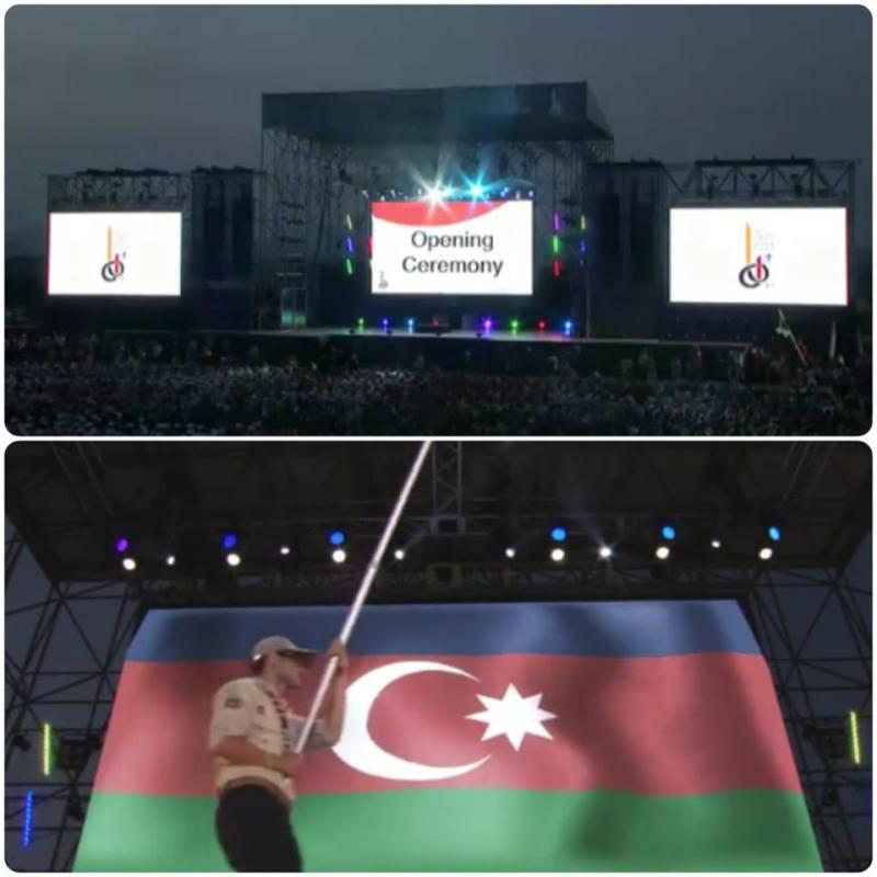 Azerbaijan delegation at 23rd World Scout Jamboree