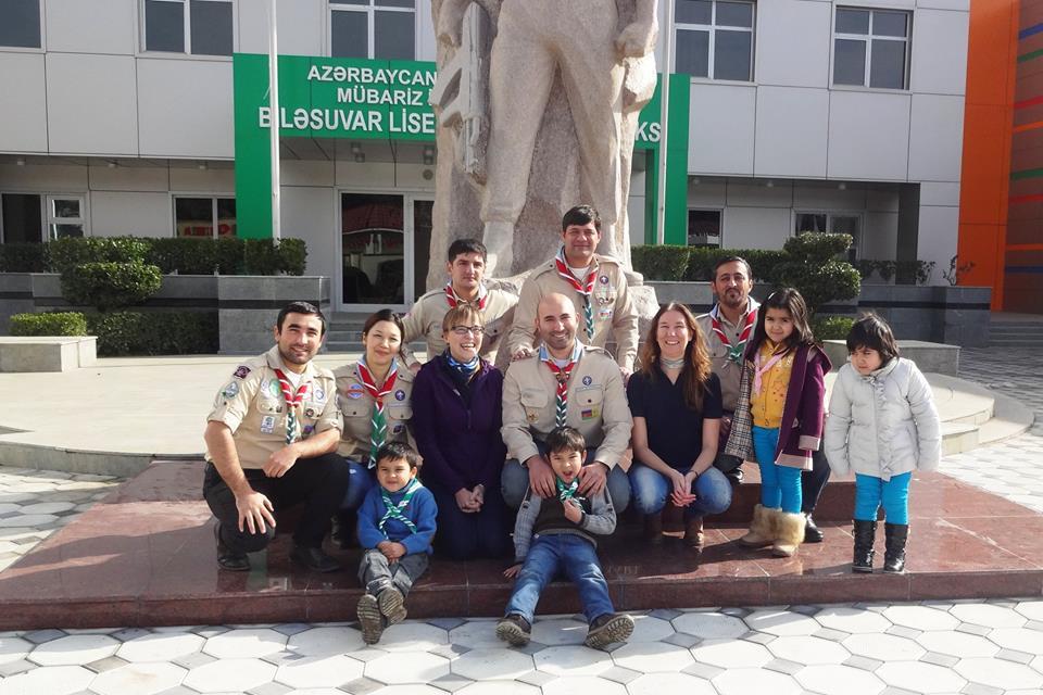 "World Association of Girl Guides and Girls Scouts  (WAGGGS) have met with the members of the Scout Group "Mubarizlar" 
