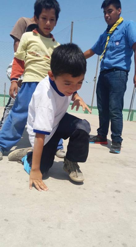 Caminantes llevaron alegría a niños del Callao-Perú