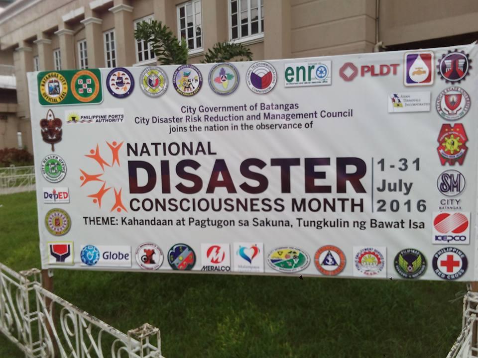 DISASTER CONSCIOUSNESS CELEBRATION