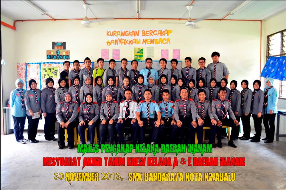 Rovers Scout Crew A & E Of Sabah, Inanam District 2013 Year End Meeting