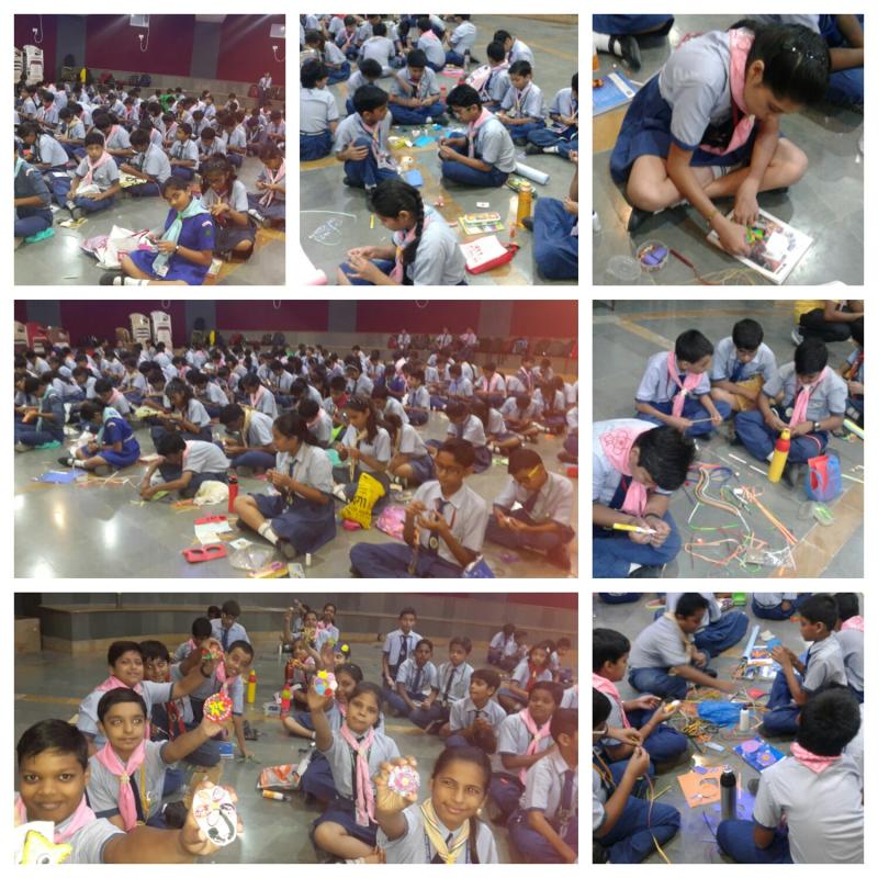 Special scout guide training and handicraft camp 