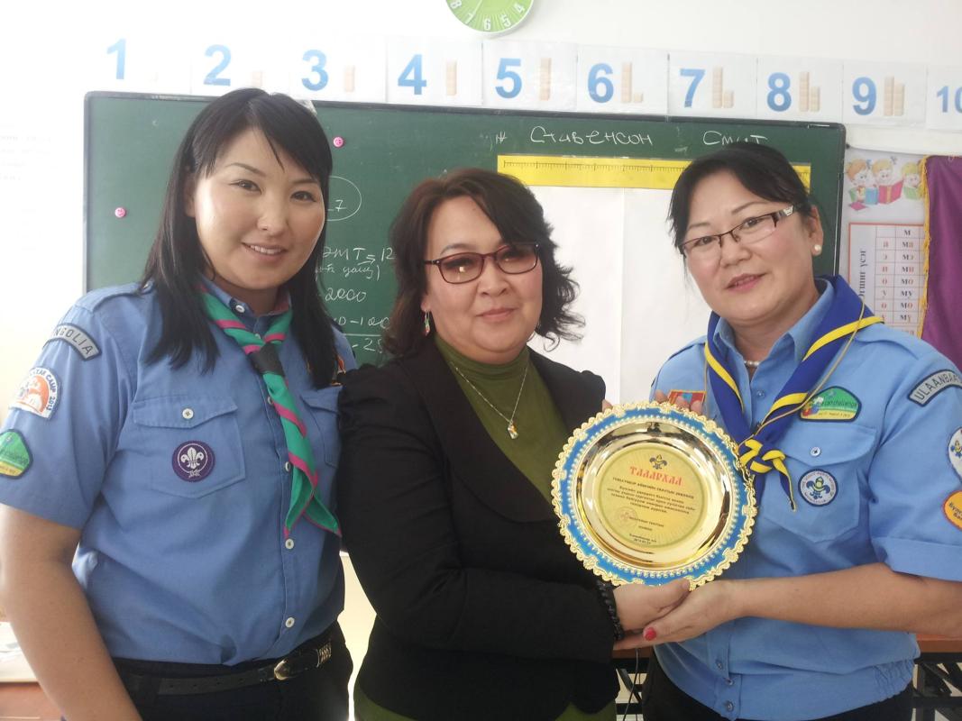 Cub Scout leaders trained. 