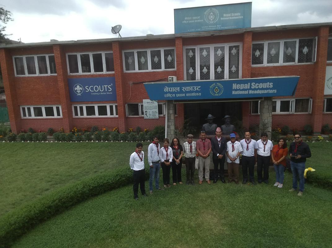 Visit it to Nepal scout National headquarter and  International Scout Centre Kakani
