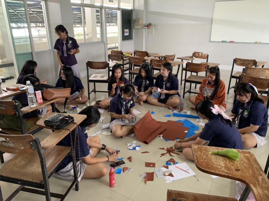 ประดิษฐ์ ดอกไม้ให้เเม่ ปี2563