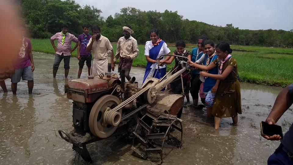 District Level SCOUTS – GUIDES & ROVERS - RANGERS WALK TOWARDS AGRICULTURE TRAINING CAMP