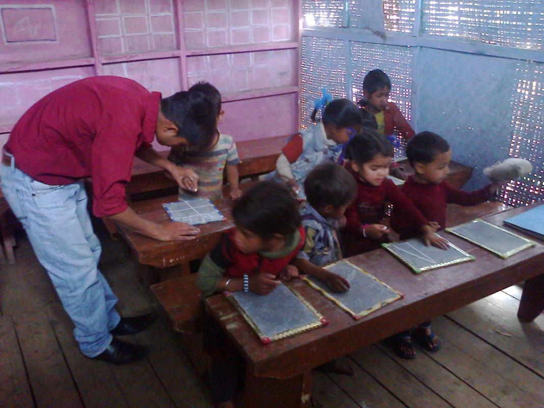valuable time spent with the children of Shishu Shiksha Ghar..