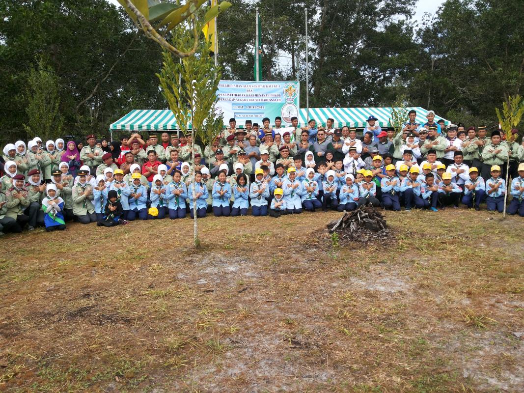 4th Environment Camp and Brunei Scout Tree Planting Day