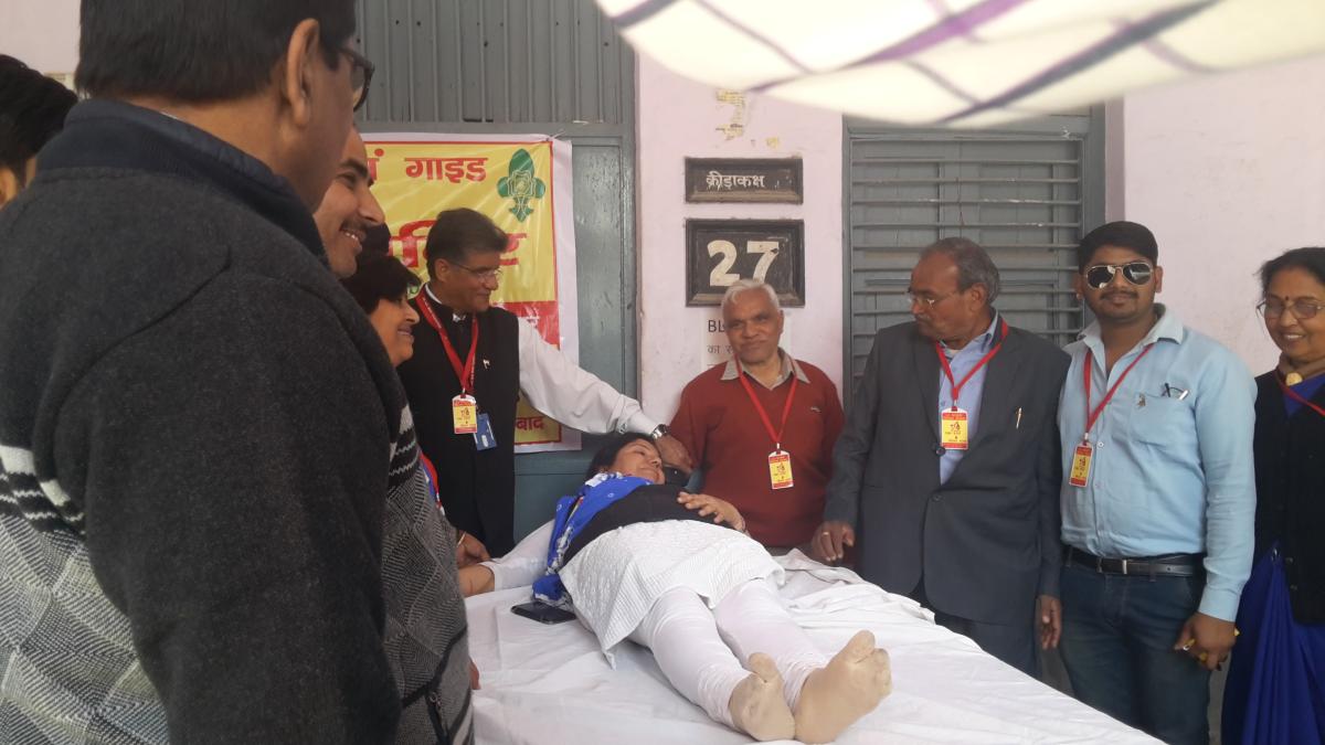 Blood donation camp 22 Feb 2016