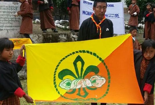 Committement ceremony for Nachung Scouts of Bjeezam PS 2017