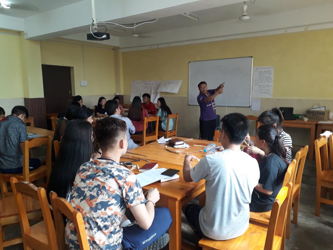 Resourced the BULT course  the pre service teacher of samtse college of education 
