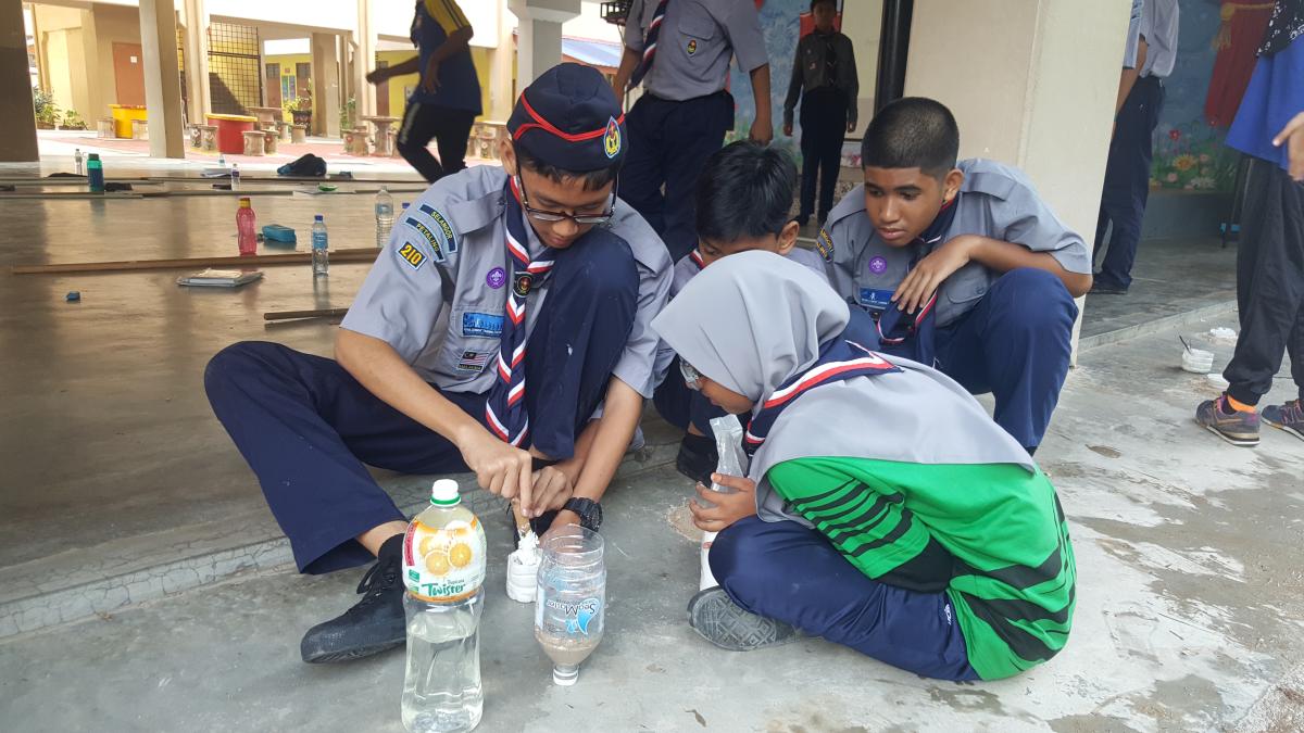 Perkhemahan Lencana usaha- Pengakap SMK Puchong Permai