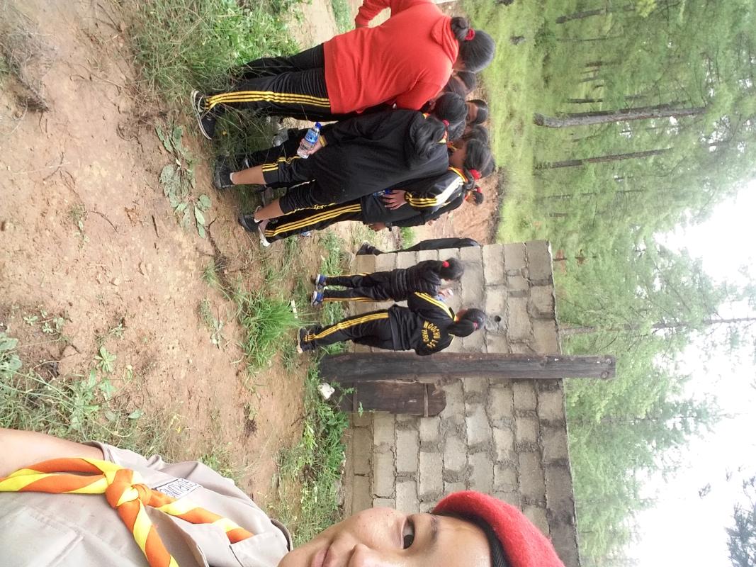 volunteered during woochu school campaign