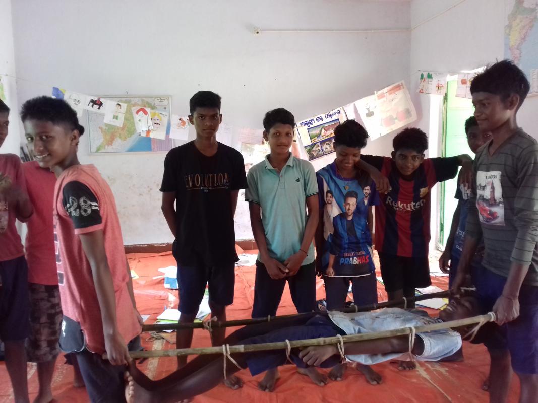 New scouting class started on 5th oct 2019 at -kendua high school, kendua, mayurbhanj.