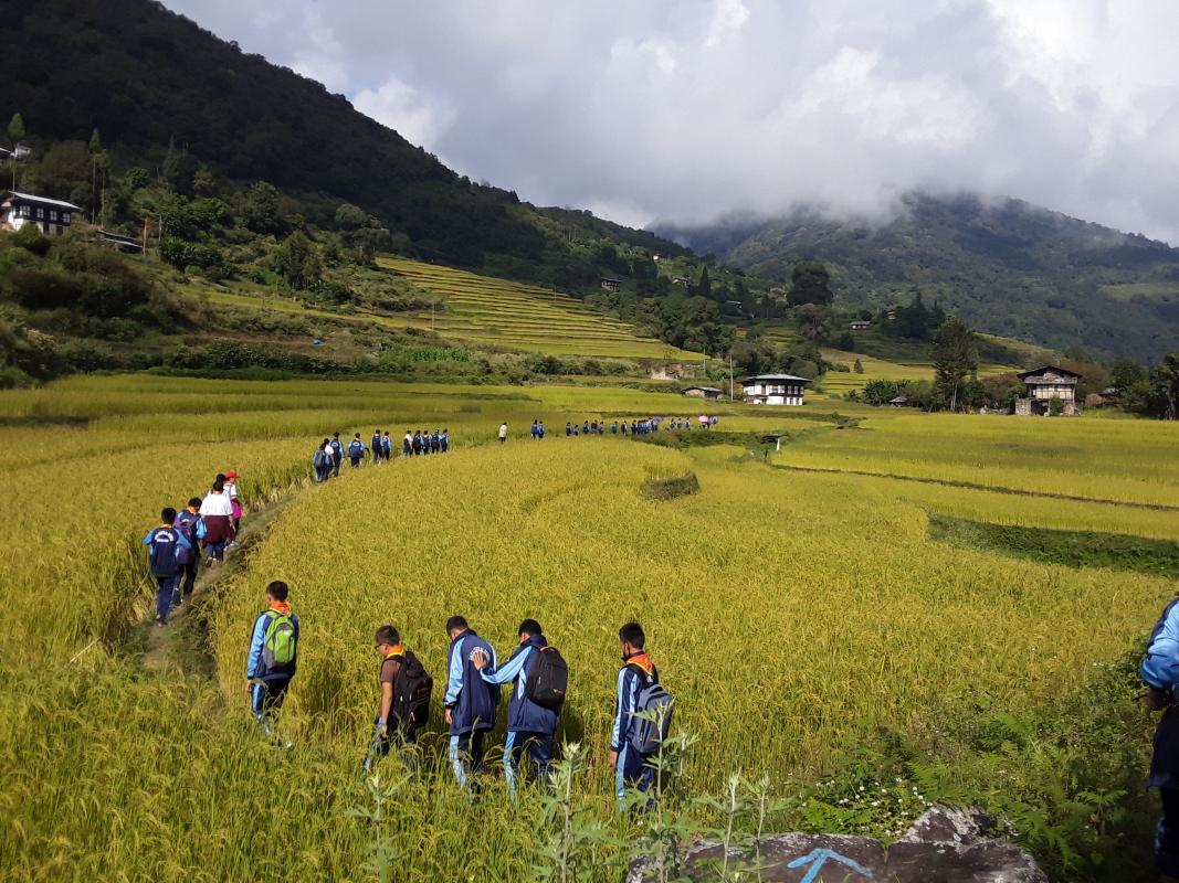 Daga Scout Hike cum Cleaning Camp