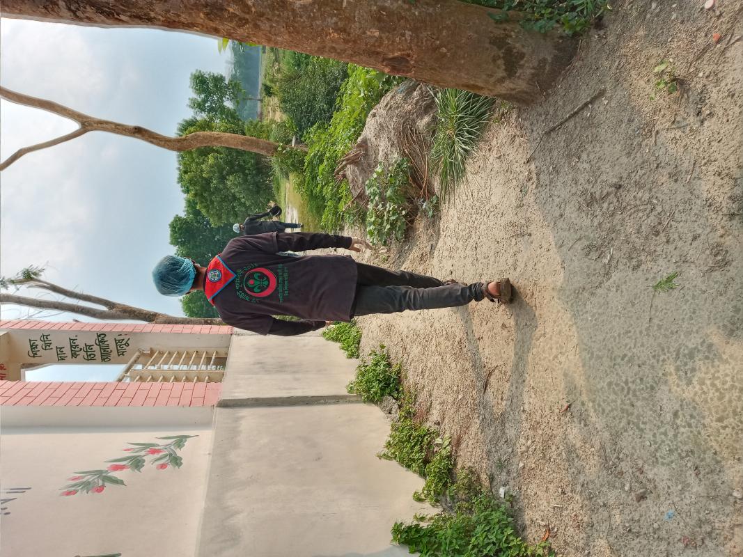 করোনা ভাইরাসের প্রাদুর্ভাব এর সময় ত্রান সামগ্রী বিতরন। 