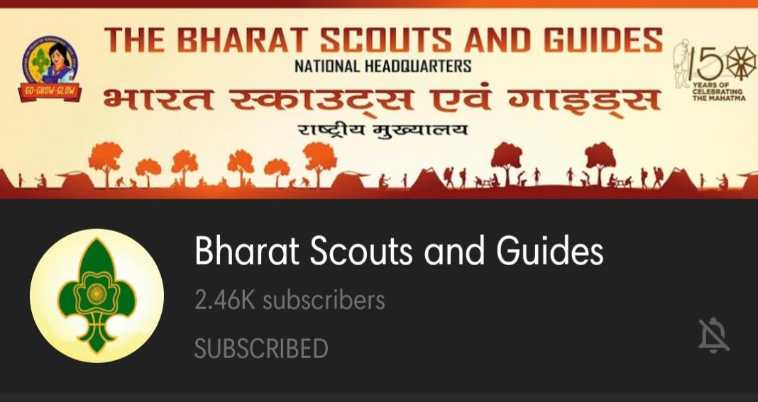 "SANKALP" TO CREATE A BETTER TOMORROW
[D] Digital Scouting Guiding
Challenge No.4  # YouTube Channel of BSG