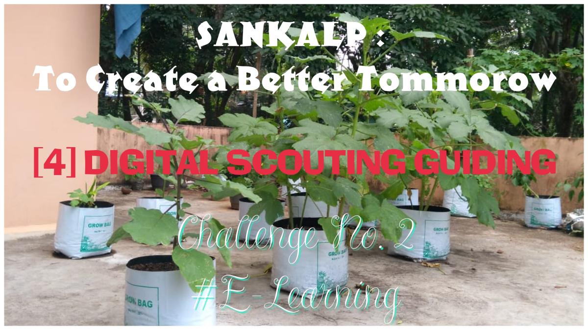 SANKALP : To Create a Better Tommorow | [4] Digital Scouting Guiding | Project Report of Challenge No.2 #E-Learning