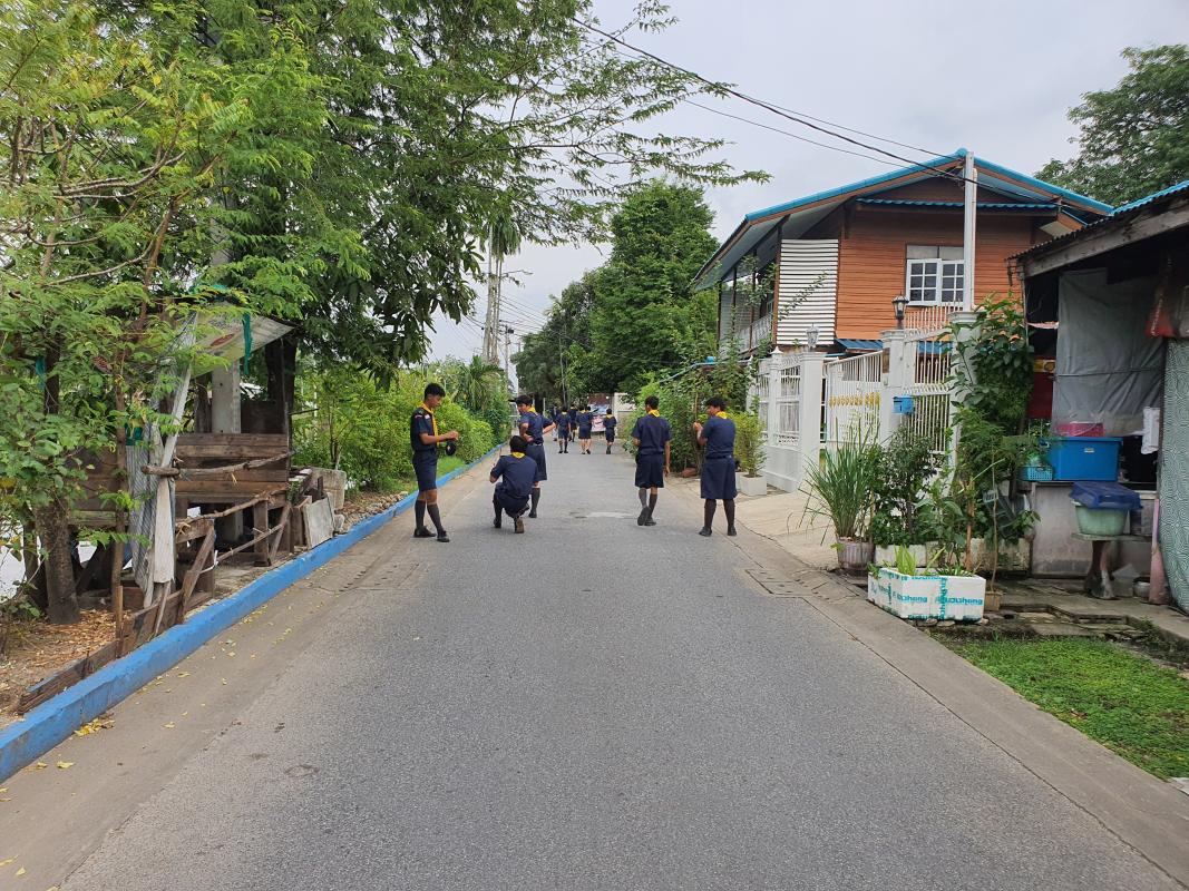 ทำจิตอาสาสำรวจชุมชน