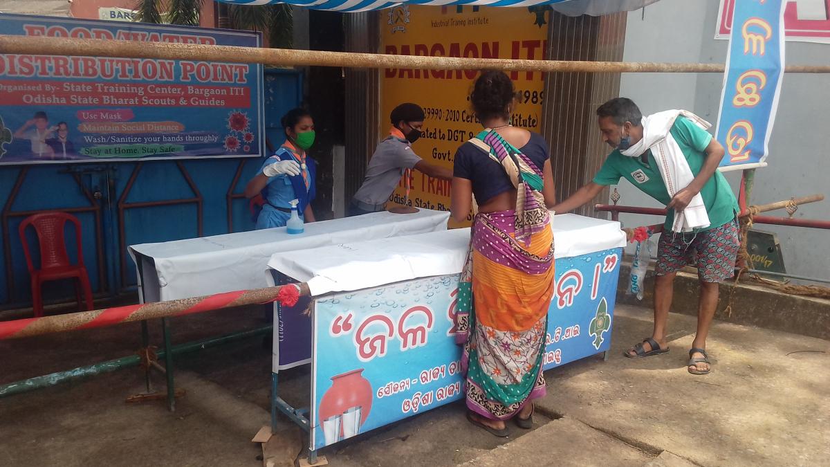 Water/Food distribution point