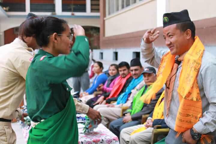 Investiture of Pratibimba Open scout crew