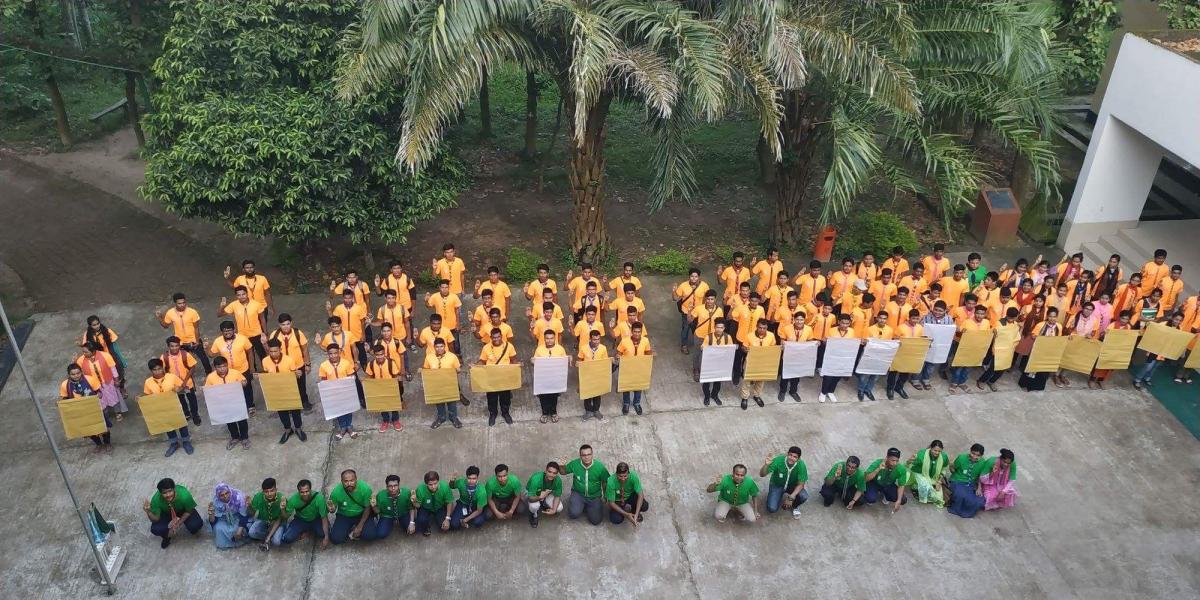 1st Dhaka Regional Scout ICT Camp 2018 Group Photo