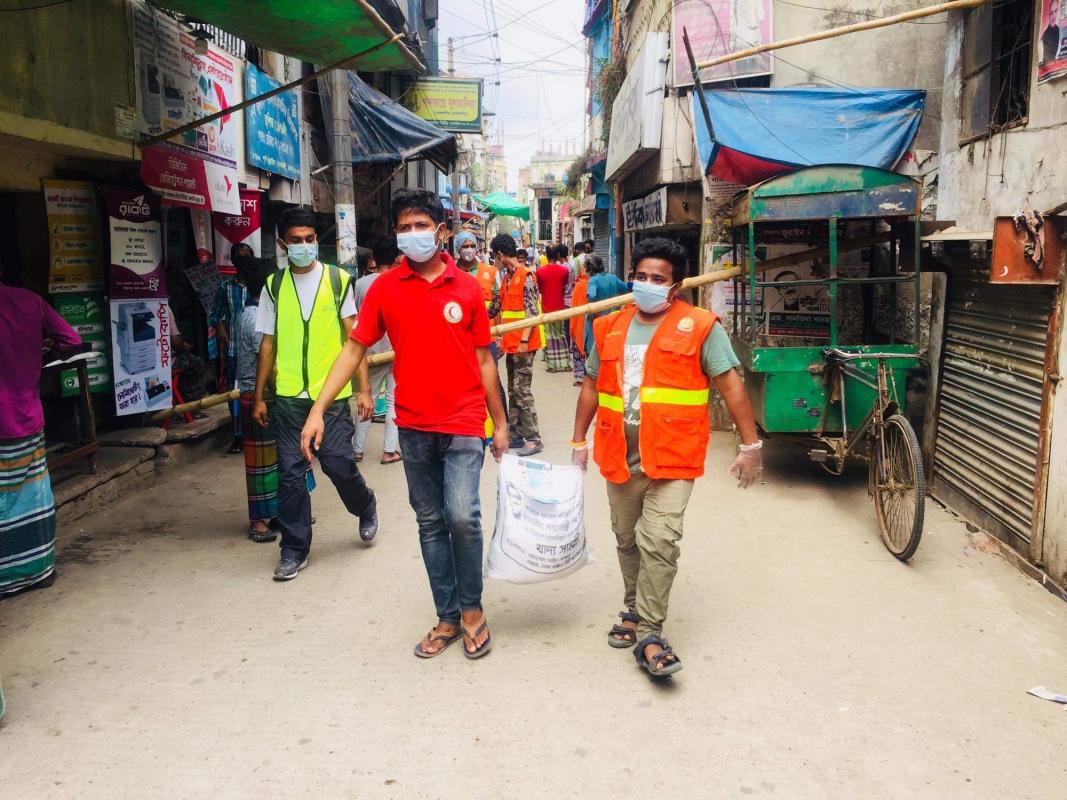 করোনা ভাইরাসে এান বিতরন