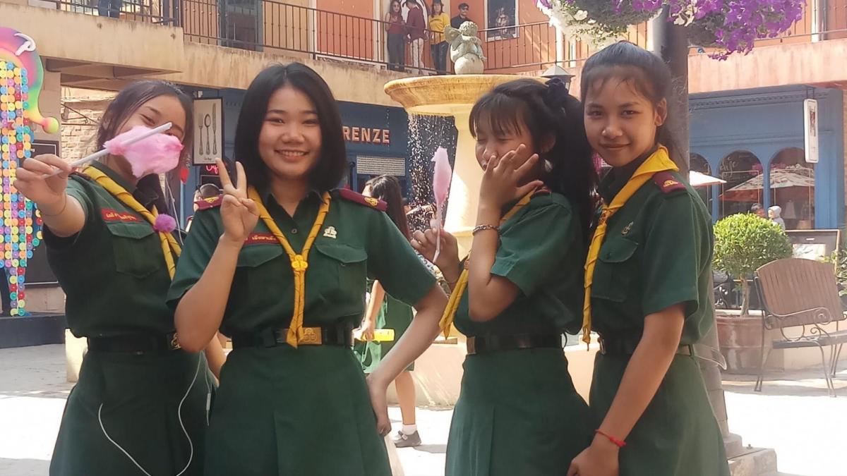 เนตรนารีเตรียมพร้อม รับการฝึก