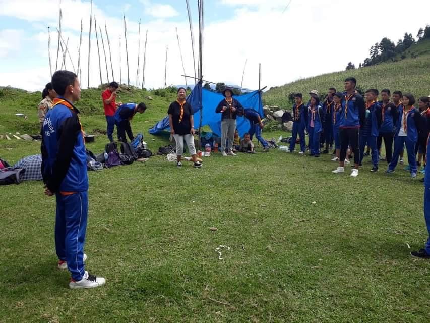 Volunteered to take go hike with Yadi Scouts