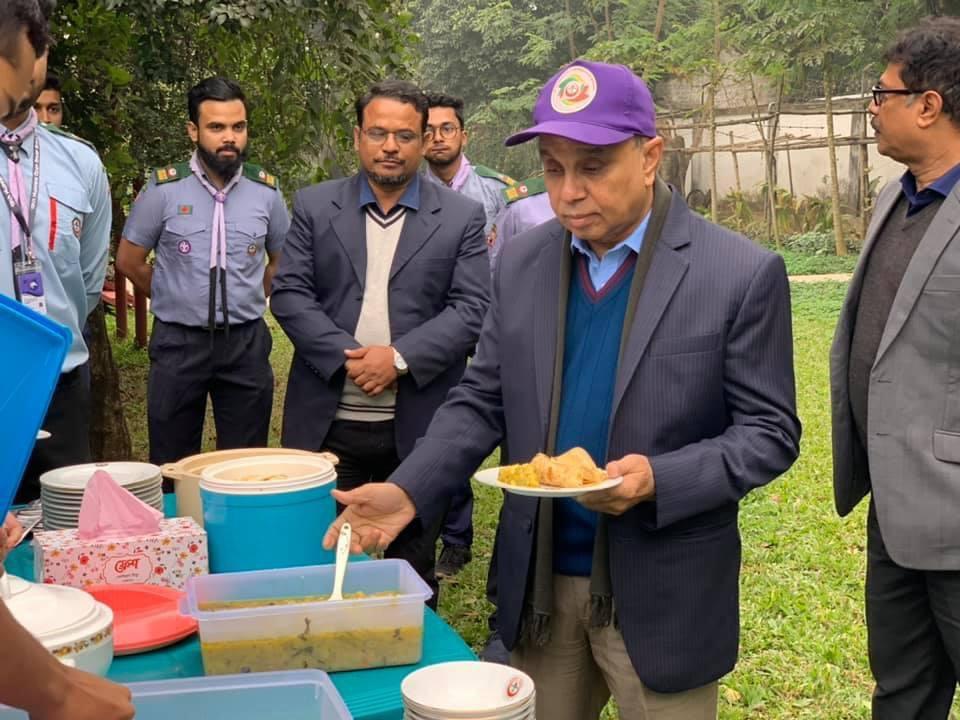 Birthday Celebration of Honorable President of Bangladesh Scouts by 13th Hussars Open Rover Scout Group