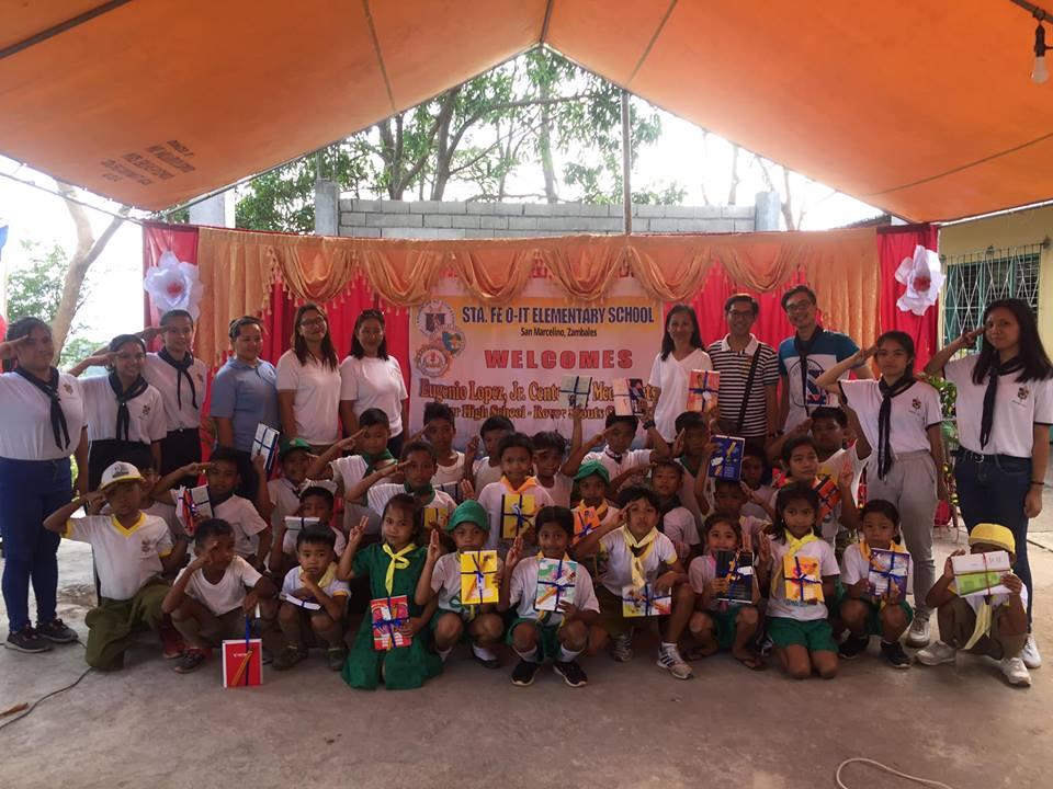 School Supplies Donation at Sta. Fe O-It Elementary School, San Marcelino Zambales