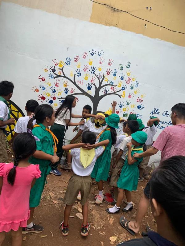 Feeding Program and Mural Painting Activity