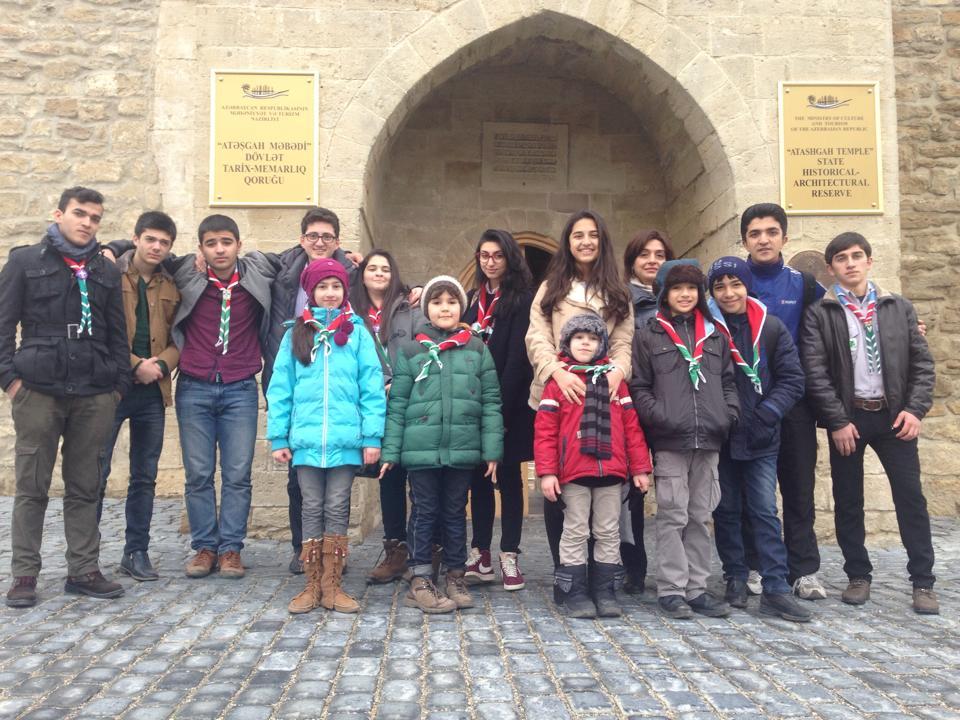 Baku scouts have marched "Ateshgah"