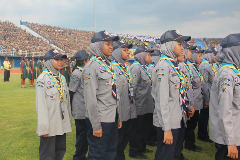 The Scout Jamboree Celebration for The Coronation of King Rama X (Malaysian Contingent)