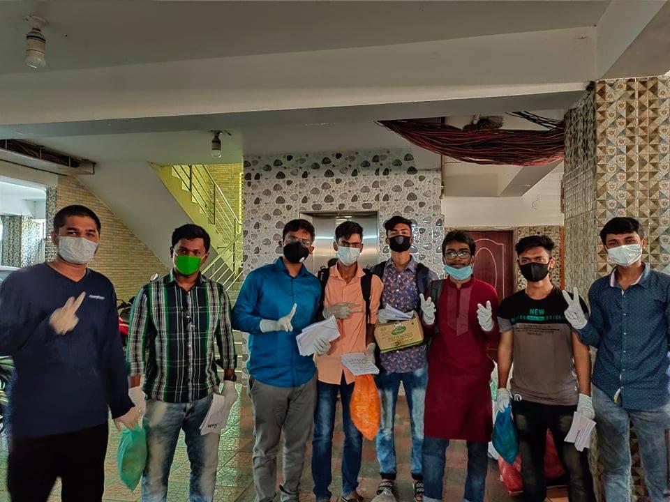 Awareness campaign for the Corona virus prevention and Distribution of food among the poor & helpless