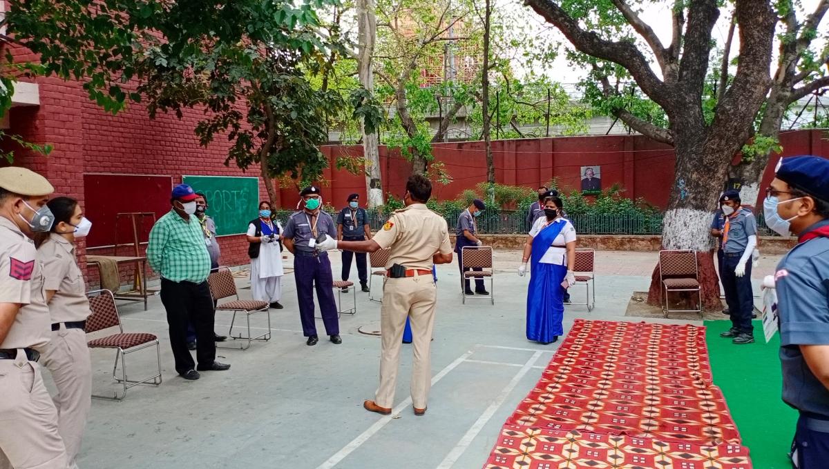 COVID-19 Warriors Day VI, Monday, 20 April, 2020 (NHQ,TBSG Visit)