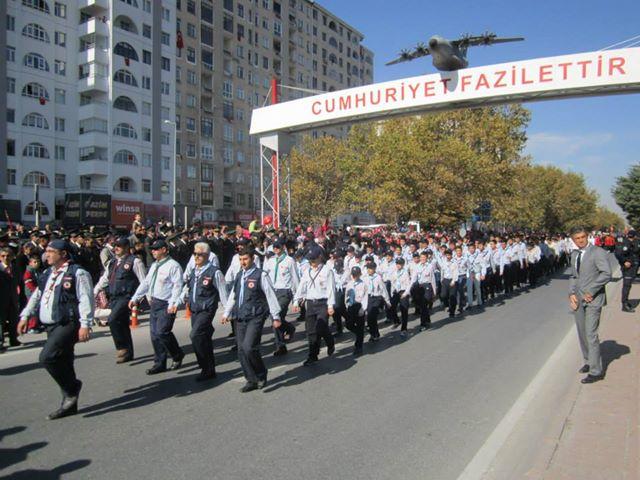 29 OCTOBER 90TH ANNIVERSARY OF REPUBLIC OF TURKEY AT KAYSERİ PROVİNCE