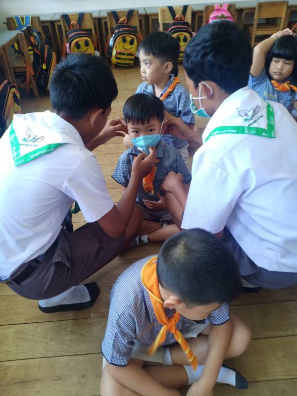 สวมหน้ากากเพื่อป้องกันการแพร่ระบาดของ Covid 19