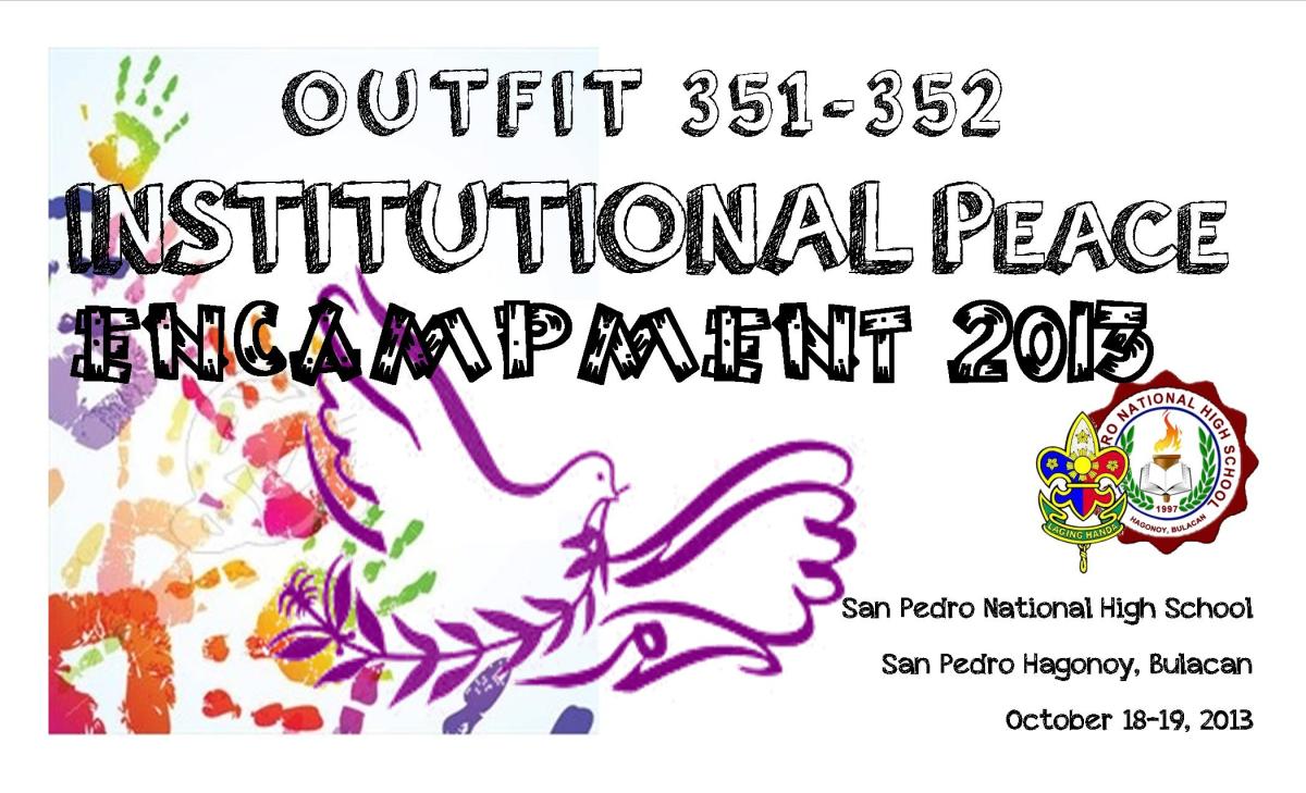 Outfit 351-352 Institutional Peace Encampment 2013